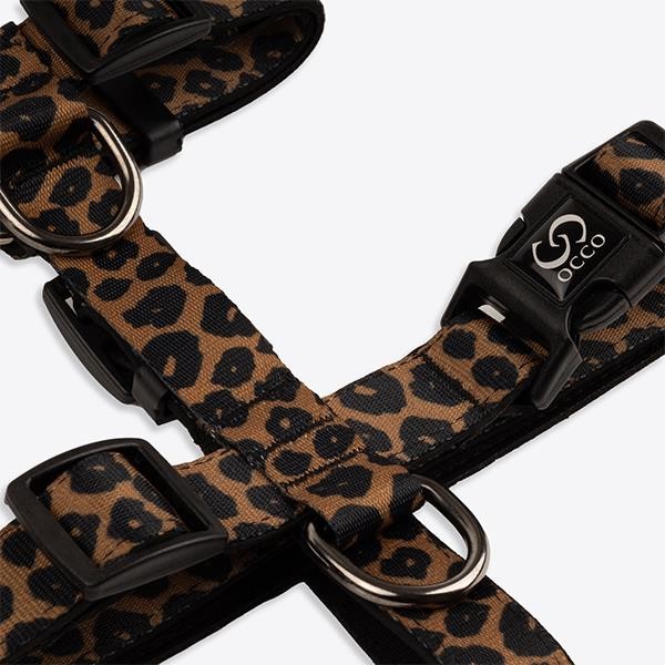 Occo Sienna Leopard H-Harness Köpek Göğüs Tasması XSmall