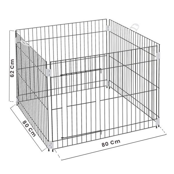 Ferplast Köpek Eğitim Kafesi 80x80x62