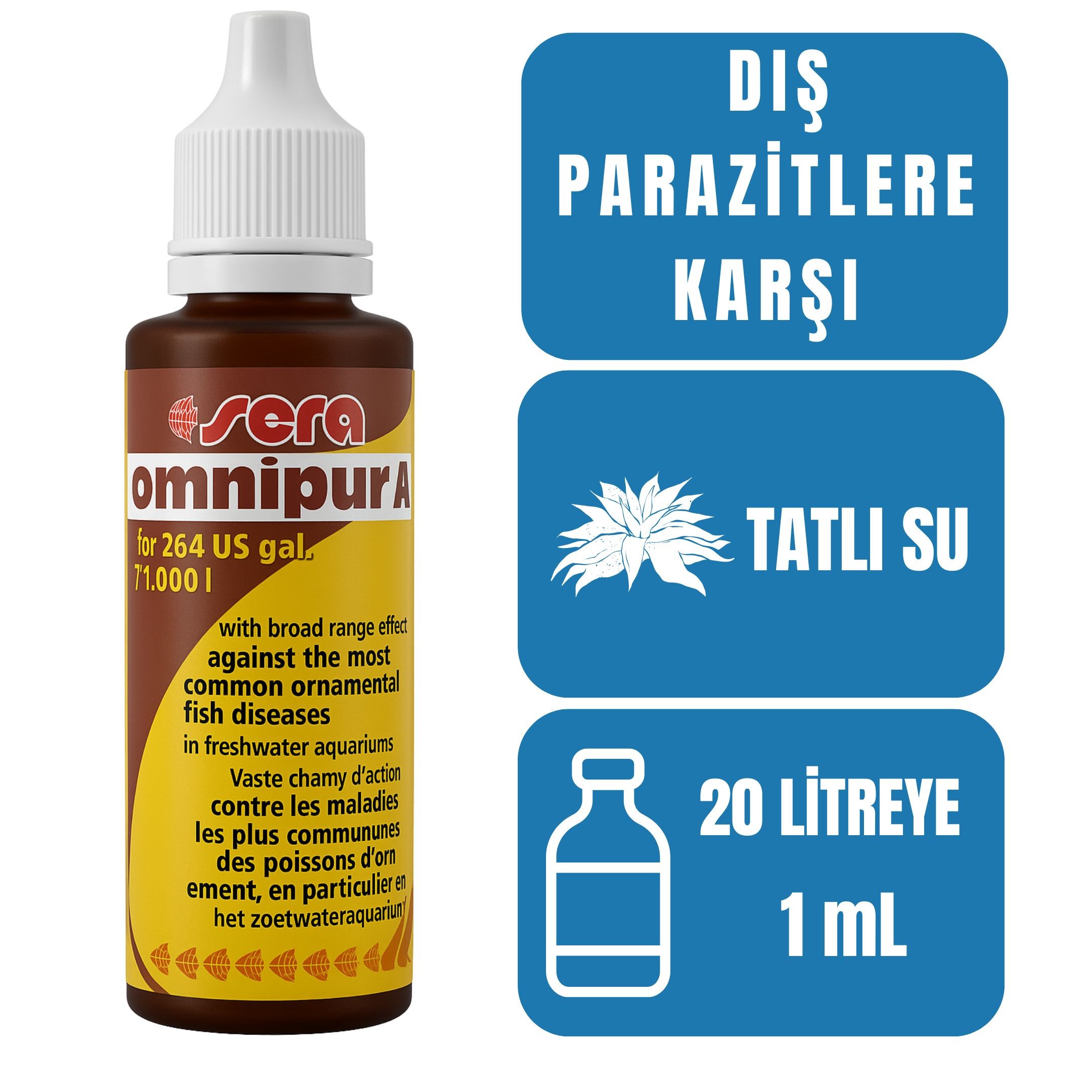 Sera Omnipur 50ml Akvaryum Bakım İlacı