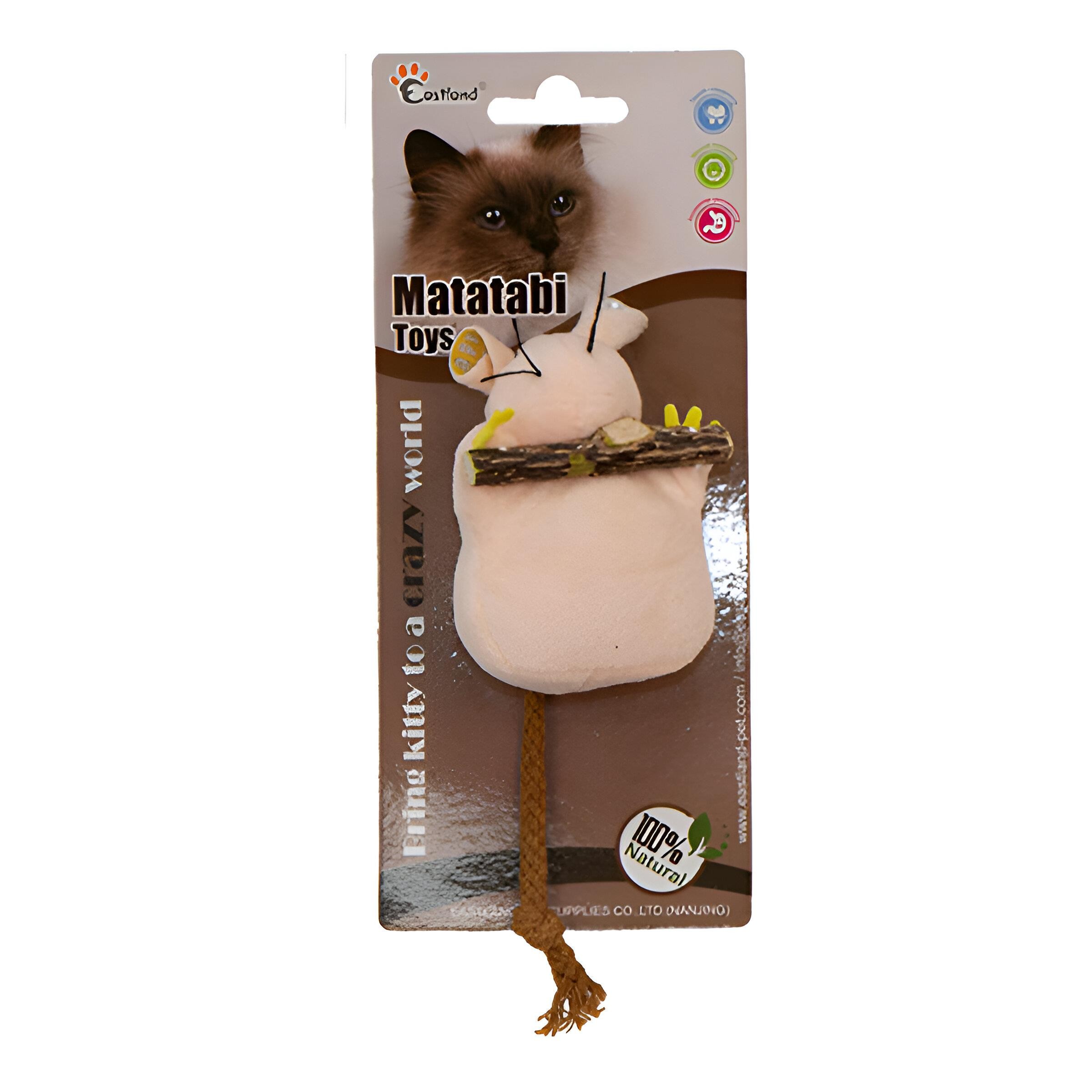 Eastland Matatabili Peluş Fare Kedi Oyuncağı 9,5cm
