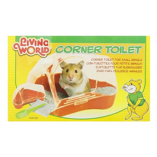 Living World Kapalı Hamster Tuvaleti Kırmızı