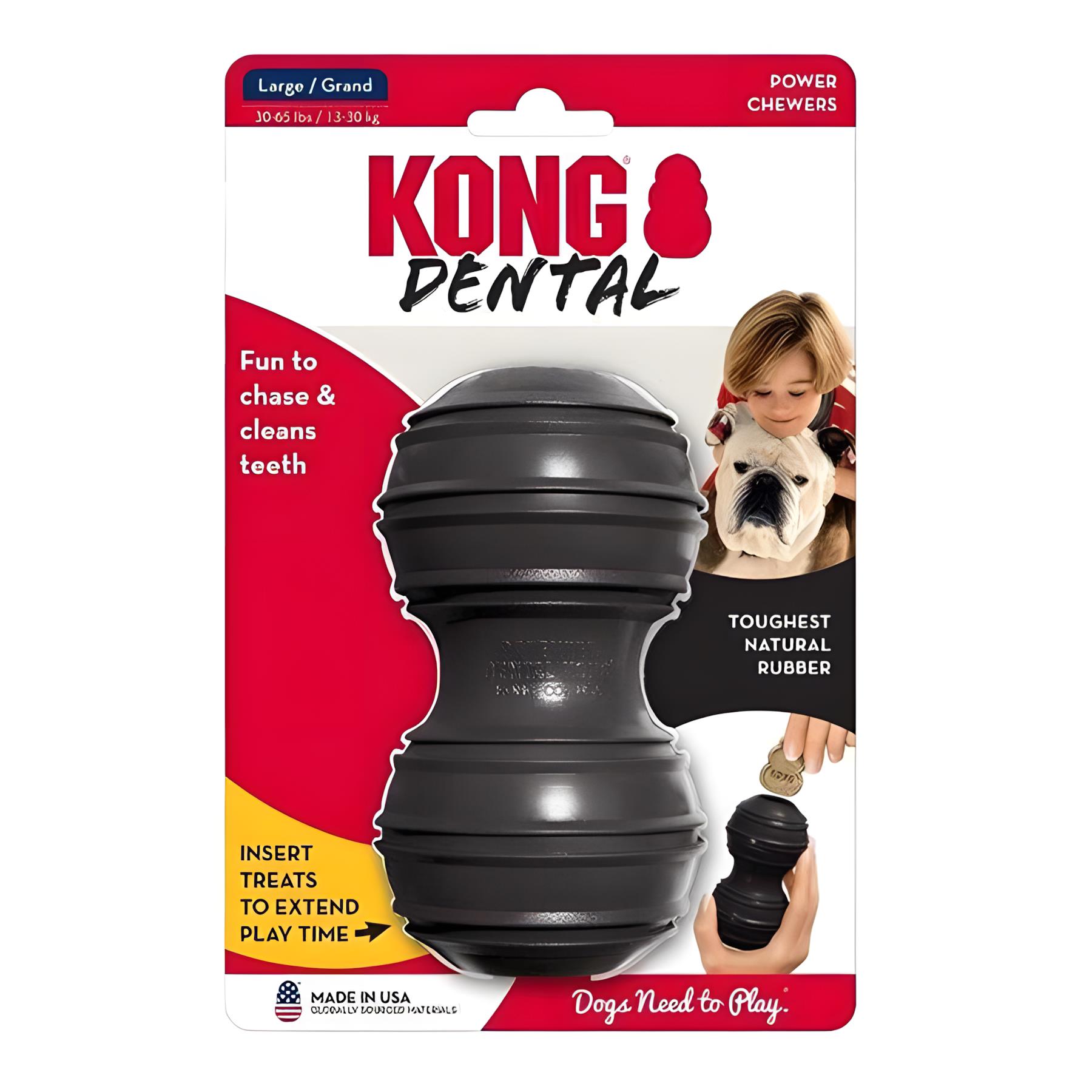 Kong Extreme Dental Diş Temizliği Sağlayan Köpek Oyuncağı Ultra Sert L