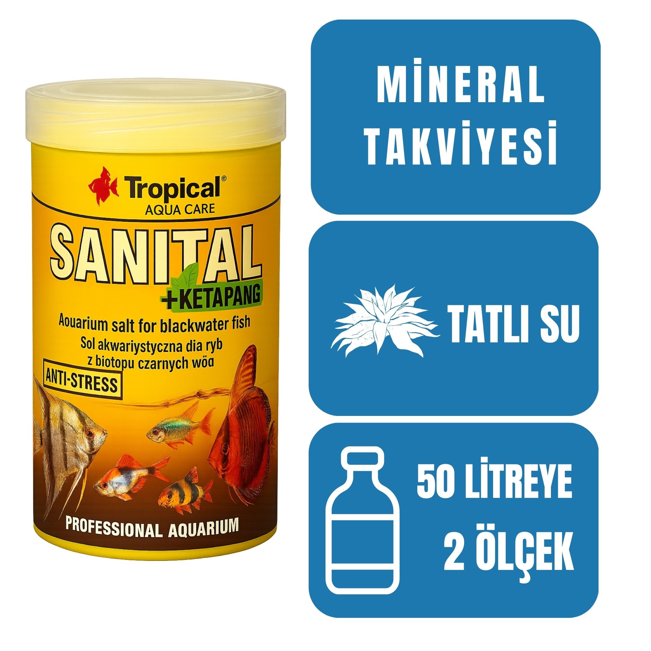 Tropical Sanital +Ketapang 100gr Kovadan Bölme