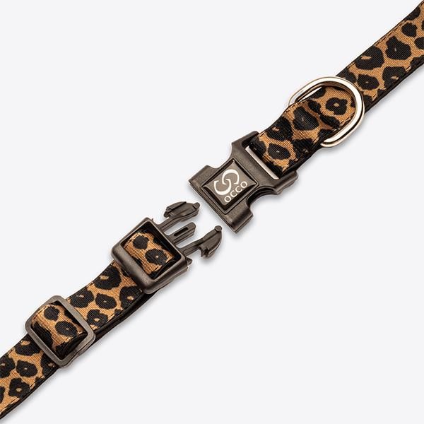 Occo Sienna Leopard Köpek Boyun Tasması S