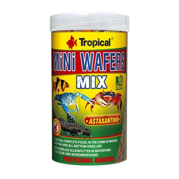 Tropical Mini Wafers Mix 90gr - Vatoz ve Çöpçü Balığı Yemi
