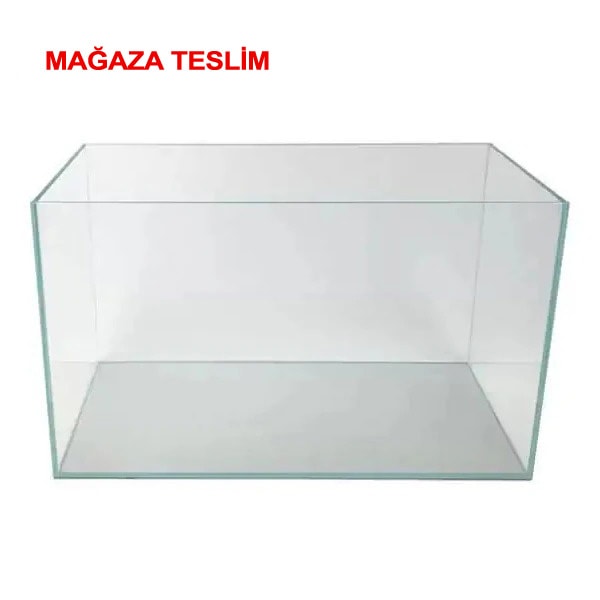 60x35x20 Cm Full Ultra Clear Rodajlı Cama Cam Akvaryum 6mm