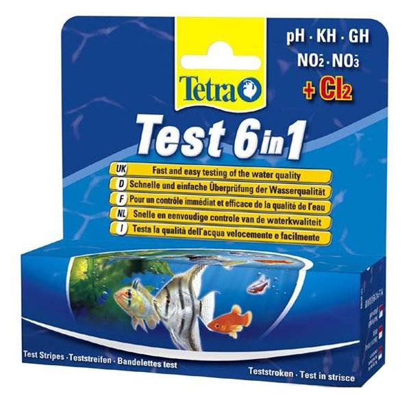 Tetra Test 6in1 Stick Test Çubuğu 25 Adet