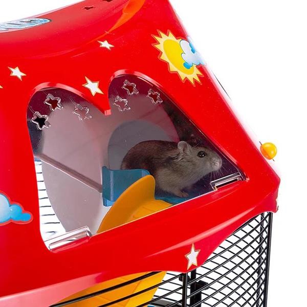 Ferplast Circus Fun Hamster Kafesi Siyah 49x34x42Cm