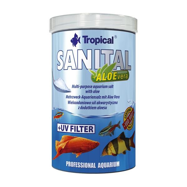 Tropical Sanital +Alovera 1000ml 1,2Kg Akvaryum Tuzu