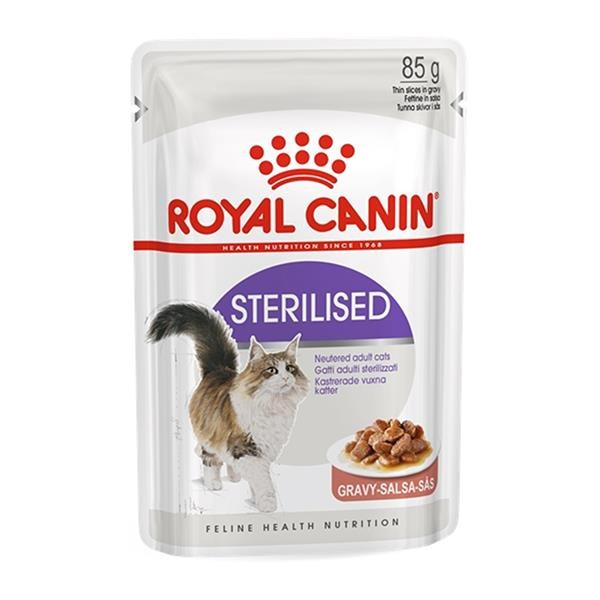 Royal Canin Gravy Sterilised Kısırlaştırılmış Yaş Kedi Maması 85gr 12 Adet