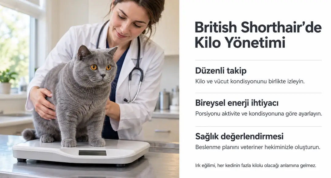 &nbsp; British Shorthair, sakin bir mizaç gösterebilir; ancak sakin mizaç, her bireyin hareketsiz olduğu veya enerji tüketiminin aynı düzeyde düşük olduğu anlamına gelmez
