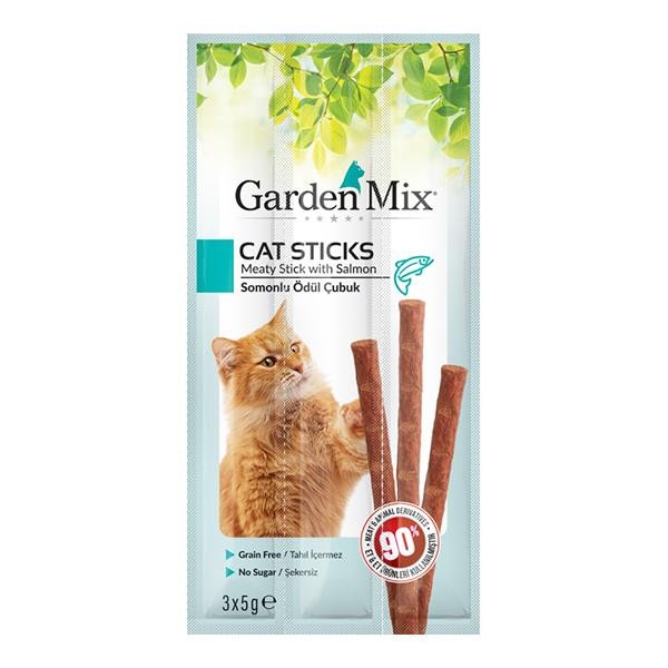 Gardenmix Somonlu Sticks Kedi Ödülü 5gr 3lü