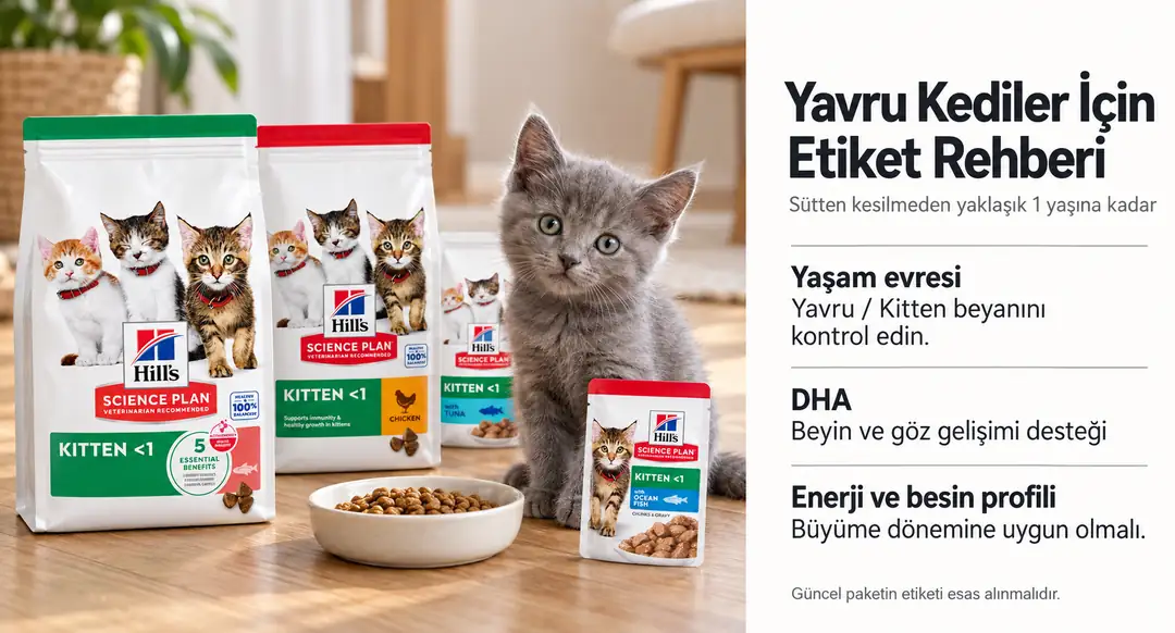 &nbsp; Hill's Science Plan Kitten, sütten kesilme döneminden yaklaşık 1 yaşına kadar yavru kediler için formüle edilmiştir&nbsp; &nbsp;