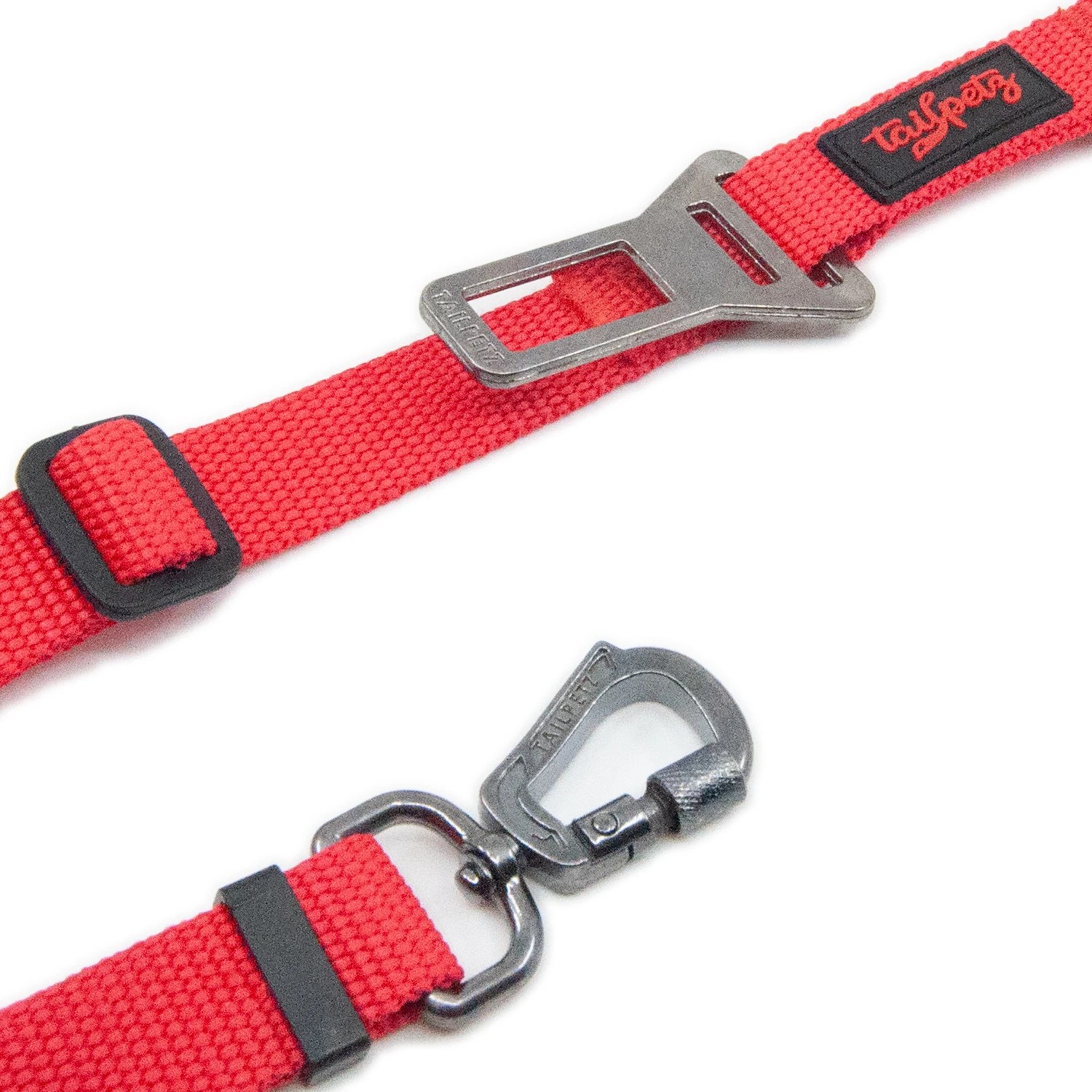 Tailpetz Travel Leash Red Medium