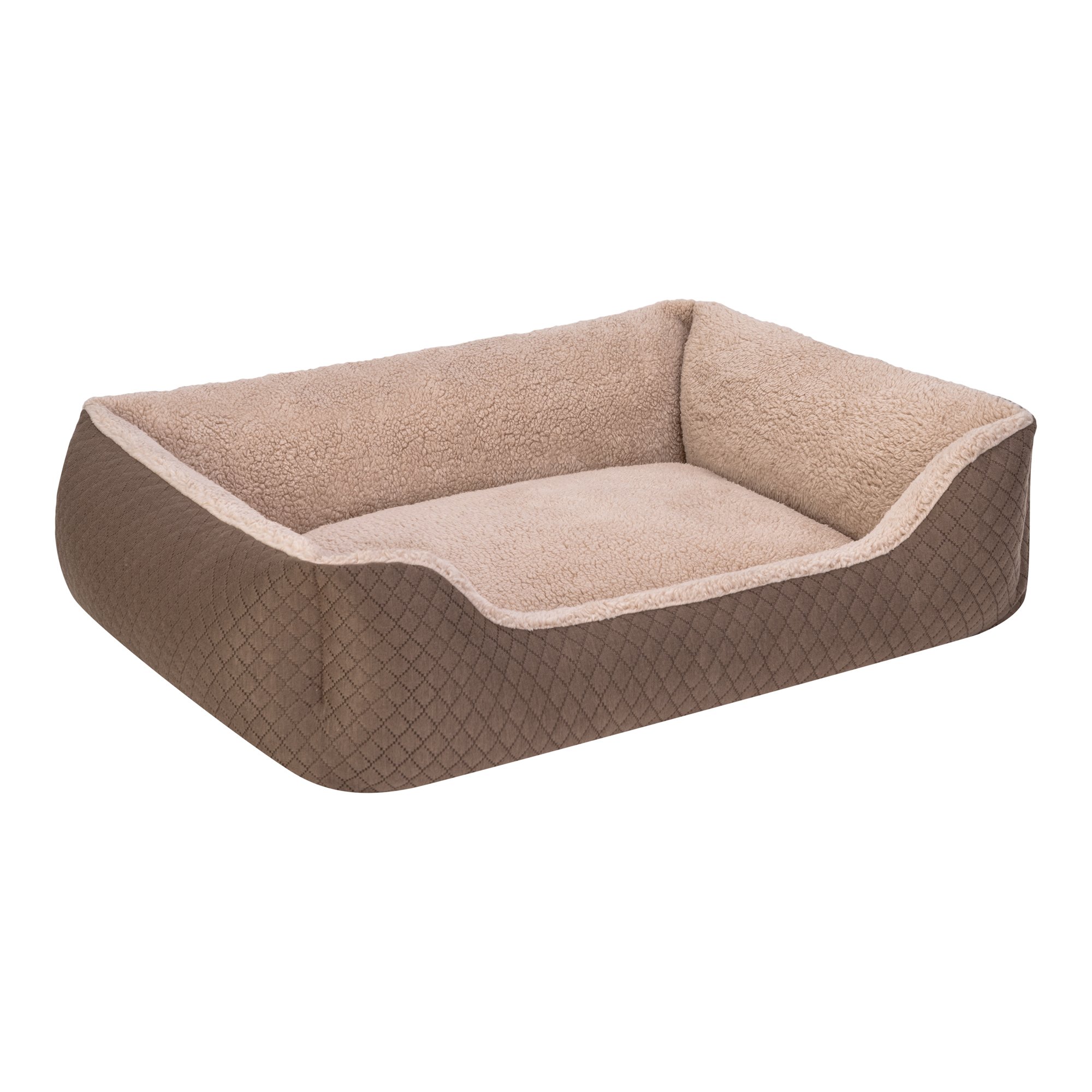 Pet Comfort Bravo Duo  Köpek Yatağı Kahverengi/Bej M 75x60cm