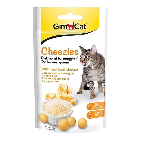 Gimcat Cheezies Peynirli Kedi Ödül Tableti 50gr