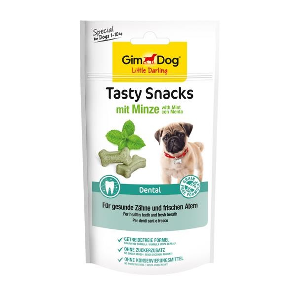 Gimdog Tasty Snacks Mint Dental Köpek Ödülü 40gr