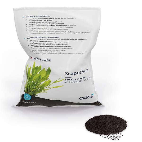 Oase ScaperLine Soil 9Lt Black Aktif Bitki Toprağı