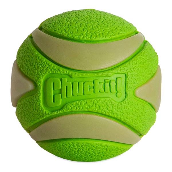 Chuckit Max Glow Ultra Squeaker Gece Parlayan Sesli Köpek Oyun Topu Orta Boy