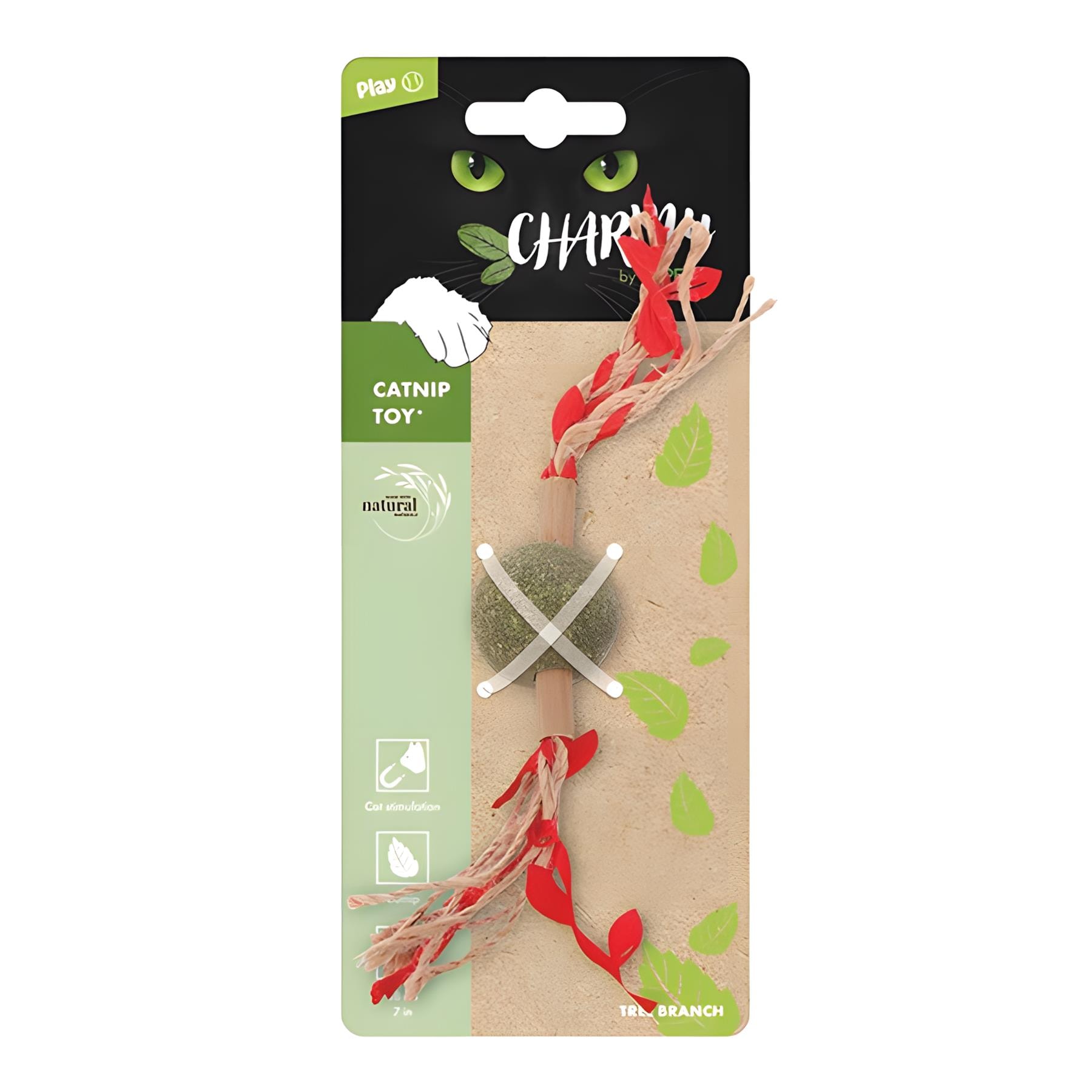 M-Pets Charmy Brancy Catnipli Kedi Oyuncağı Kırmızı