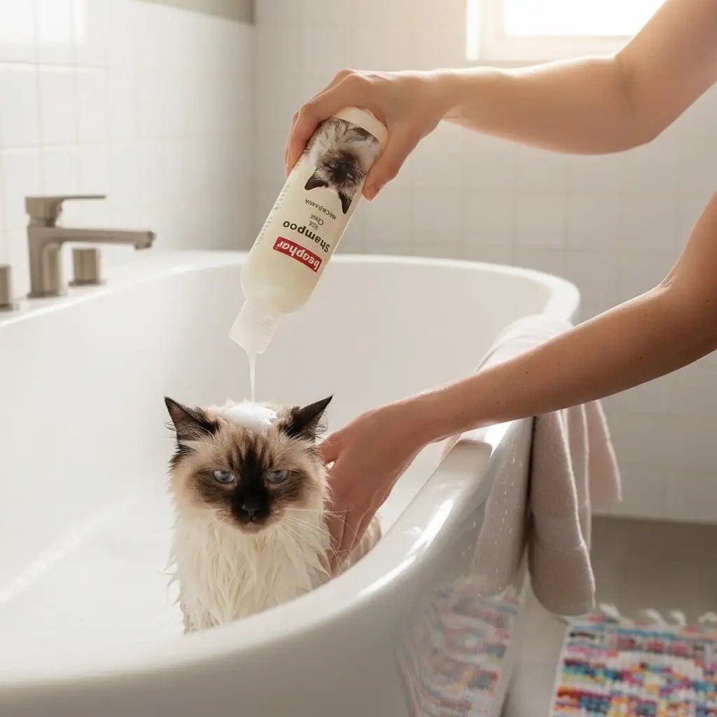 Beaphar Macadamia Yağlı Tüy Onarıcı Kedi Şampuanı 250ml