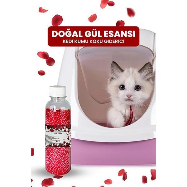 Electron Kedi Kumu Koku Giderici Gül Kokulu 250ml