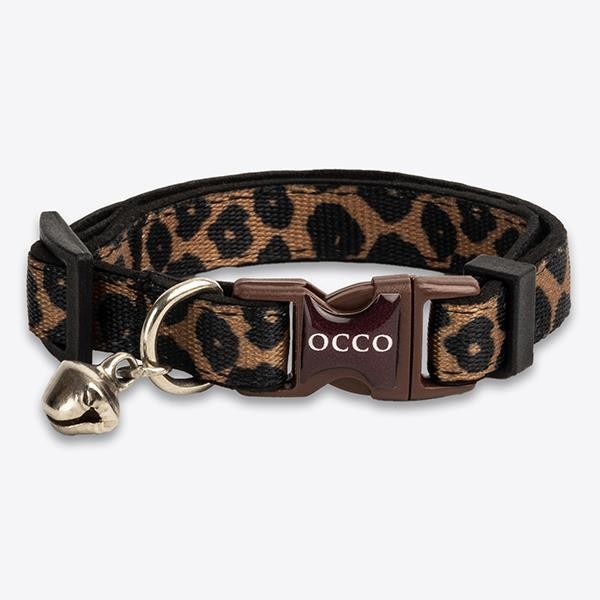 Occo Sienna Leopar Safety Kedi Boyun Tasması