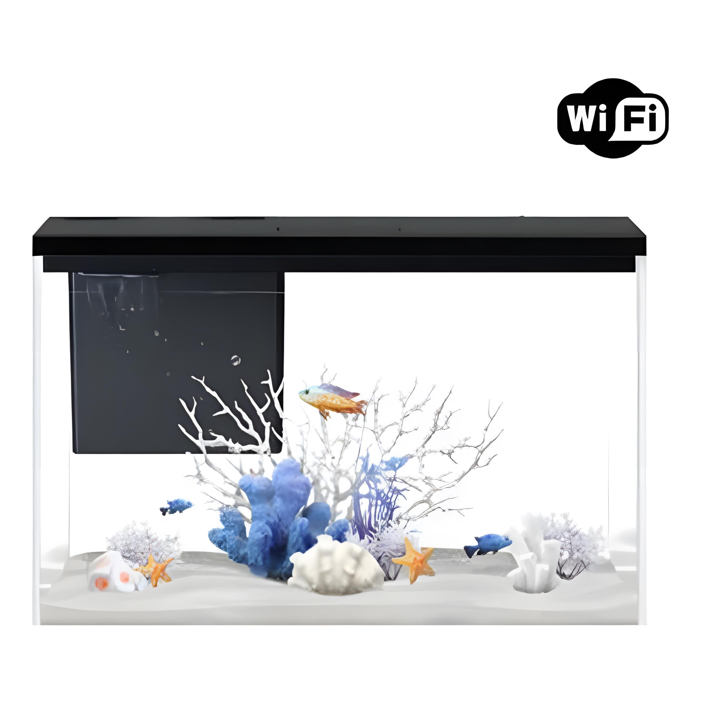 Boyu GR-1S Akvaryum Siyah Wifi 14 Litre