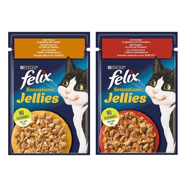 Felix Jellies Karışık Kedi Konservesi 85gr 26lı