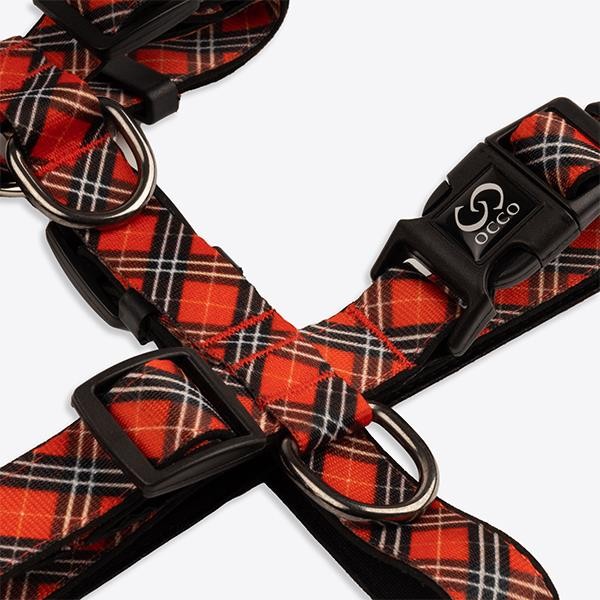 Occo Royal Plaid H-Harness Köpek Göğüs Tasması XSmall