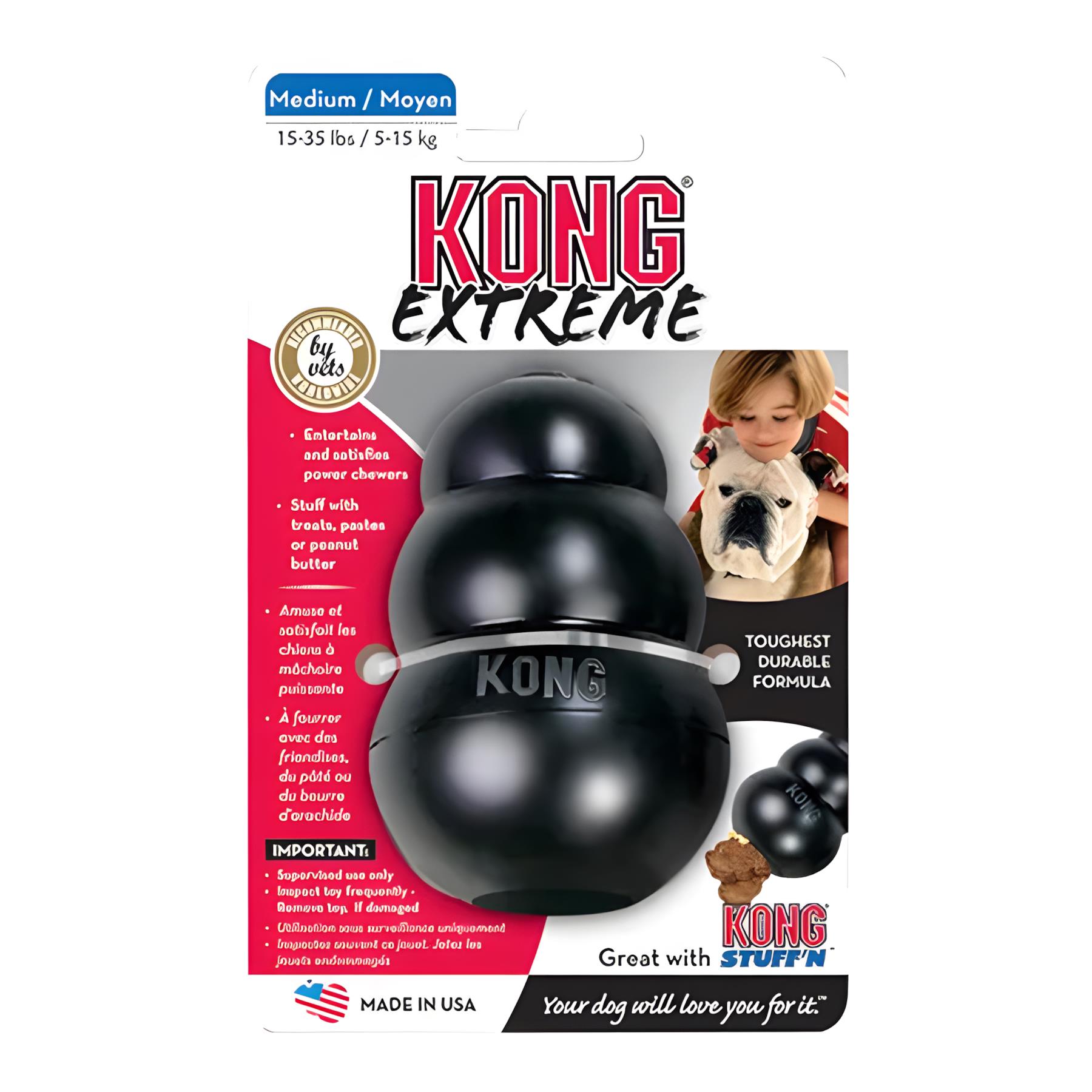 Kong Extreme Köpekler İçin Çok Amaçlı Isırma Oyuncağı Ultra Sert M