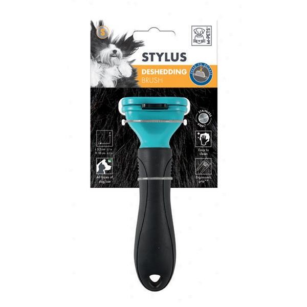 M-Pets Stylus Furminatör Basmalı Kedi Köpek Tarağı Small