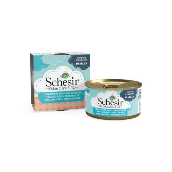 Schesir Ton Balıklı Aloe Veralı Yavru Kedi Konservesi 85gr