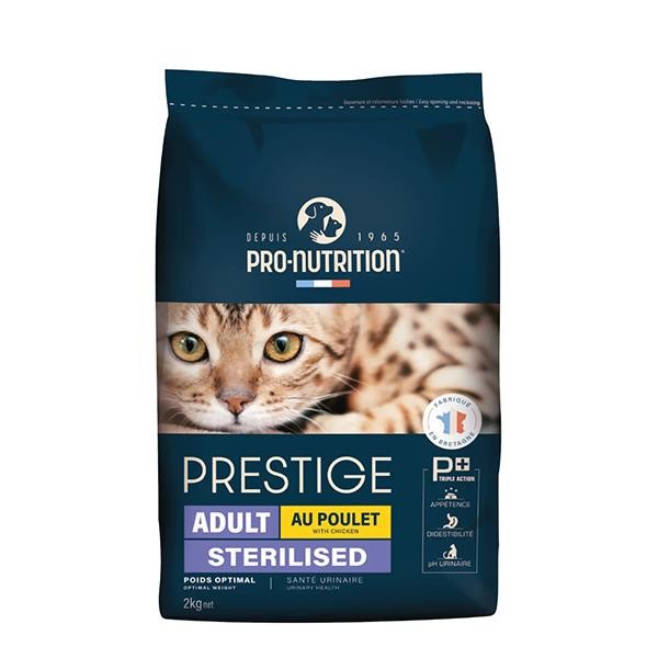 Pro Nutrition Prestige Adult Sterilised Yetişkin Kısırlaştırılmış Tavuklu Kedi Maması 2Kg