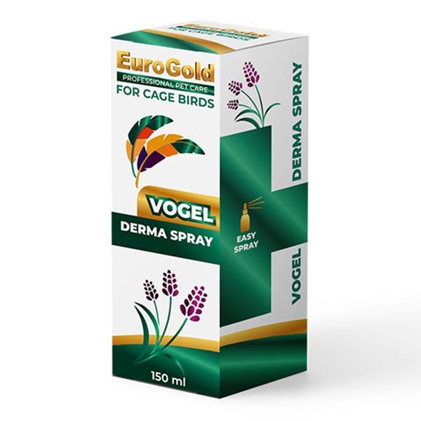 Eurogold Vogel Derma Kuşlar İçin Deri ve Tüy Bakım Spreyi 150ml