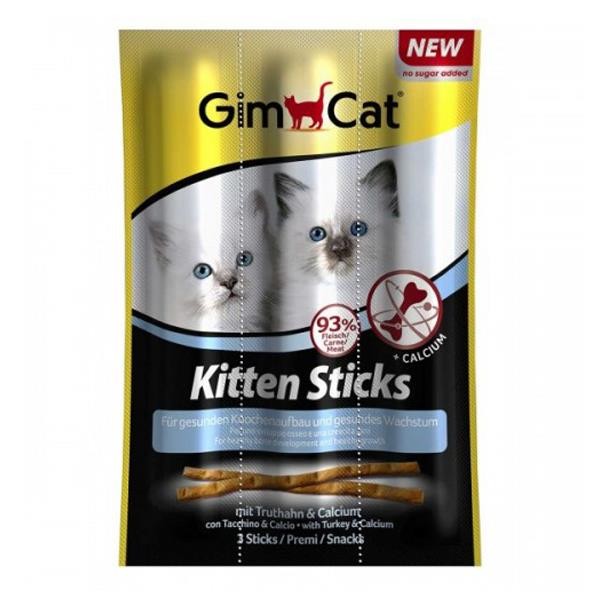 Gimcat Sticks Kitten Hindili Ödül Çubukları