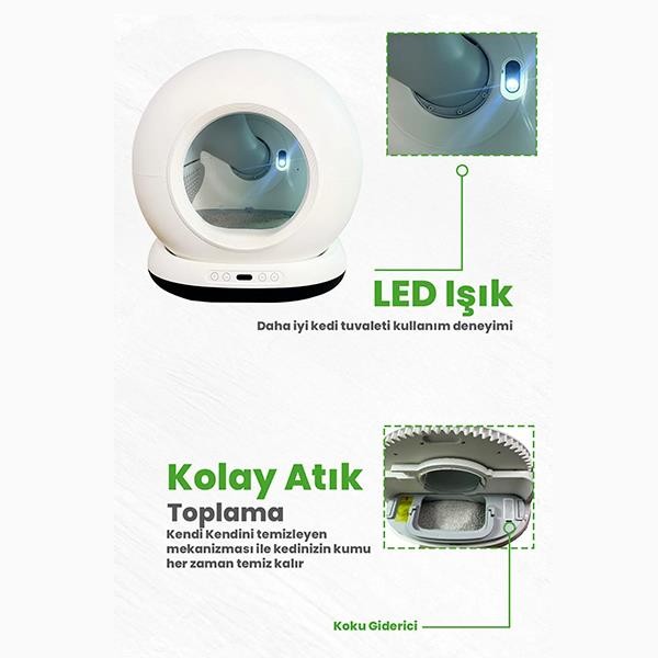 Electron CB001 Otomatik Akıllı Kedi Tuvaleti