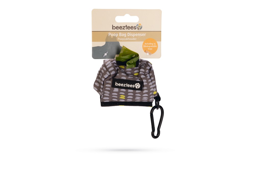 Beeztees Köpek Dışkı Toplama Poşeti Taşıma Çantası, Gri, 7,5x3,5x4cm