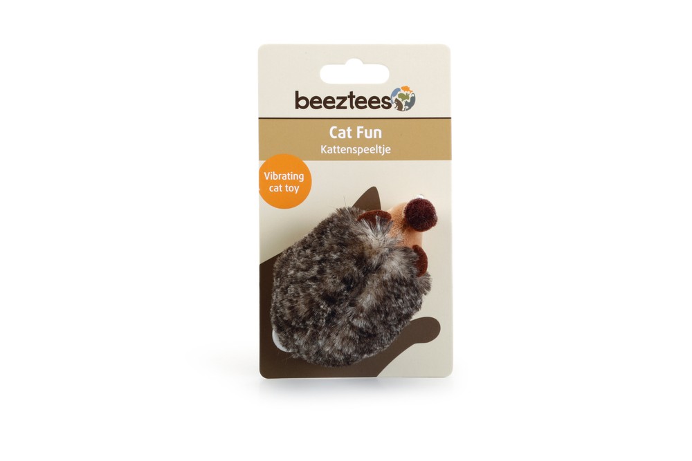 Beeztees Kedi Oyuncağı, Kirpi, Vibrasyonlu, 8,5cm
