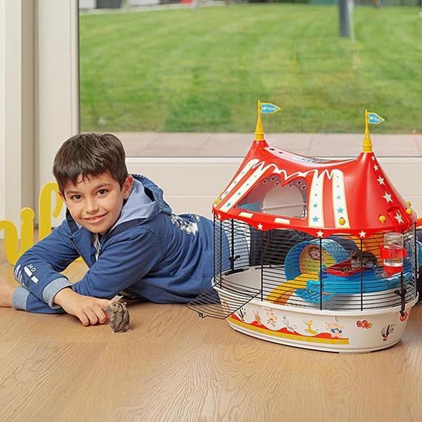 Ferplast Circus Fun Hamster Kafesi Siyah 49x34x42Cm