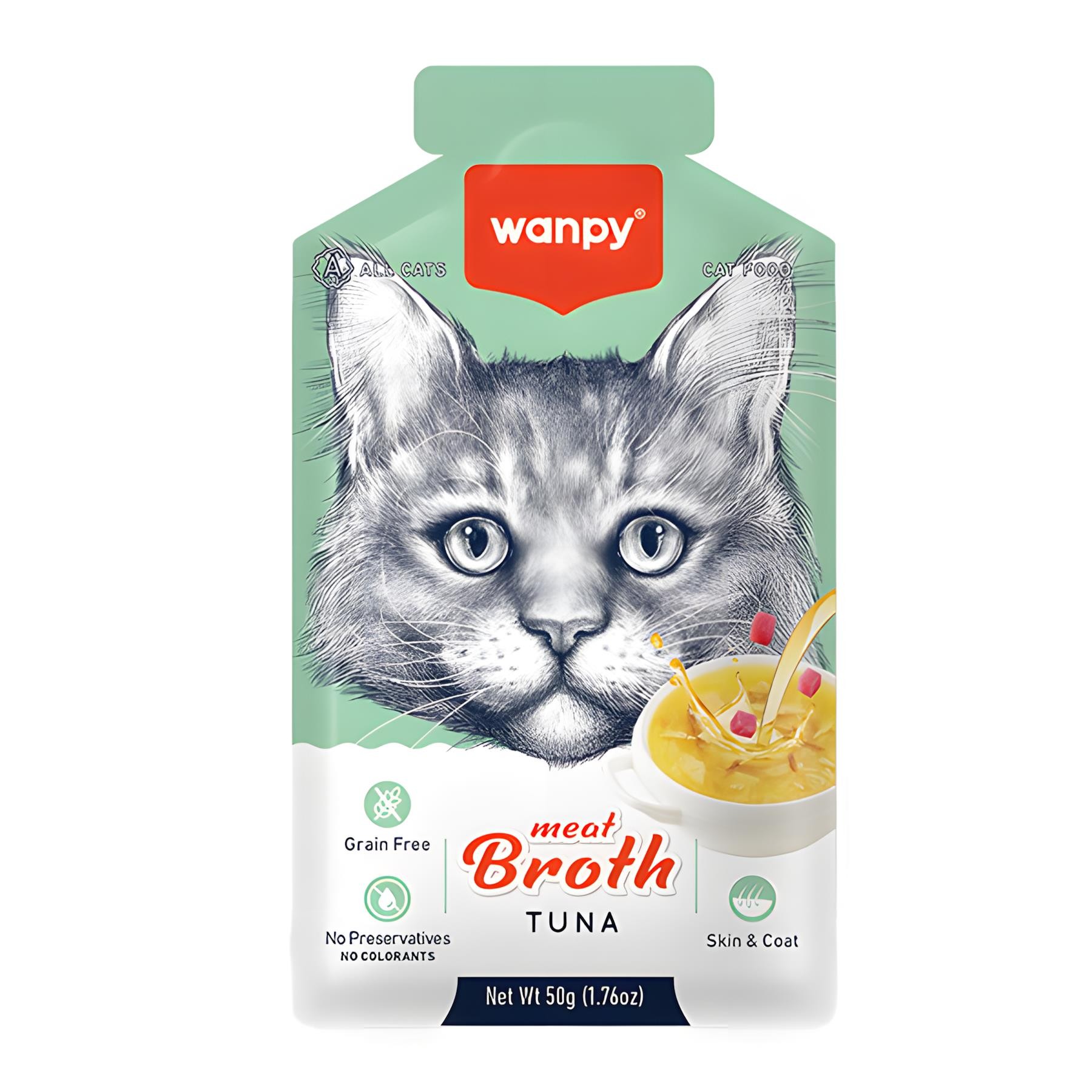 Wanpy Ton Balıklı Tahılsız Kedi Çorbası 50gr