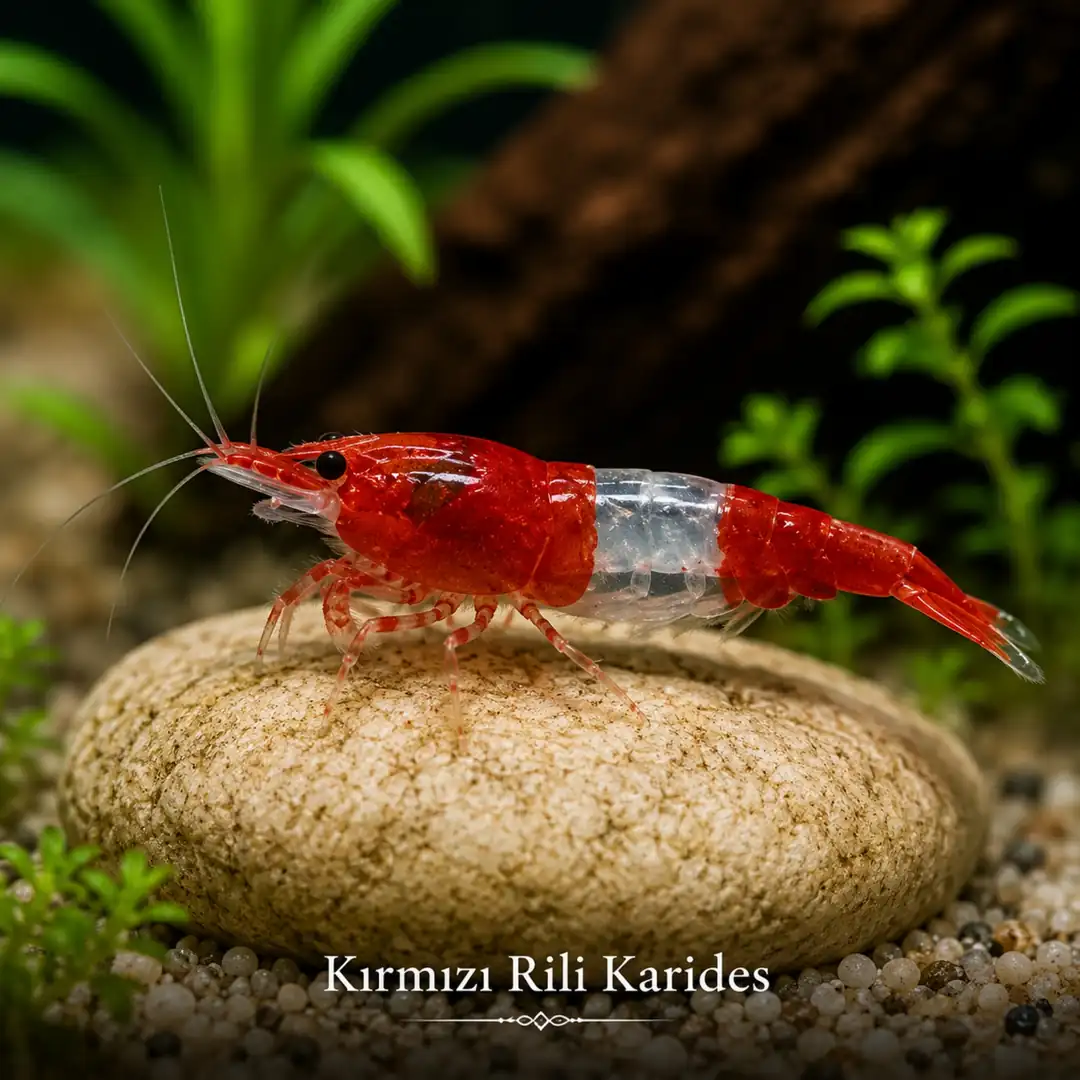 Kırmızı Rili Karides 0,5-1 Cm 5 Adet