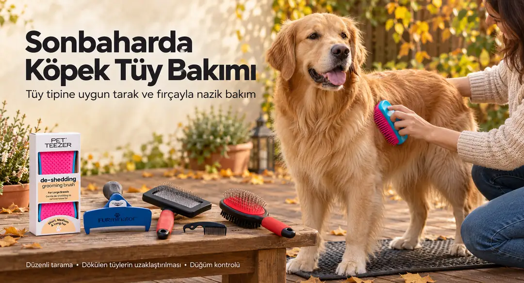 Sonbahar, köpeklerin mevsimsel tüy değişimi yaşadığı kritik bir dönemdir.&nbsp;