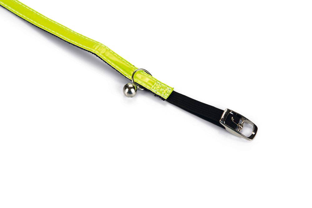 Beeztees Kedi Boyun Tasması, Fosforlu Sarı, 20-29cm