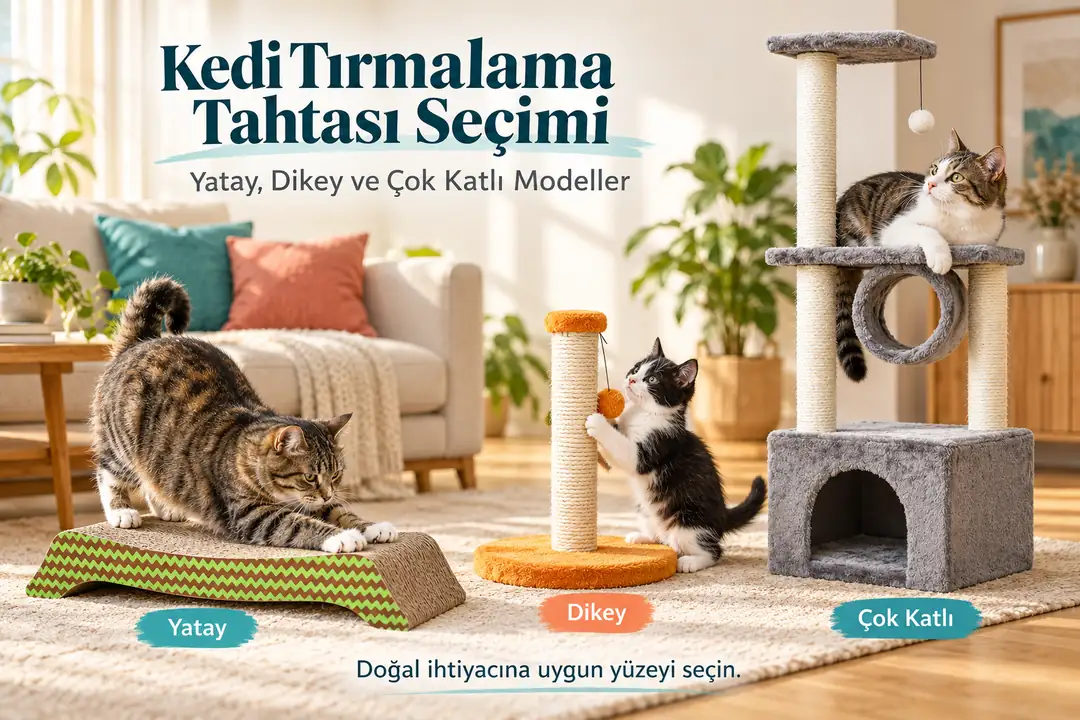 &nbsp; Kedinizin kanepenizi, halınızı veya kapı pervazını tırmalaması, kötü niyetten değil biyolojik bir ihtiyaçtan kaynaklanır.&nbsp;&nbsp;