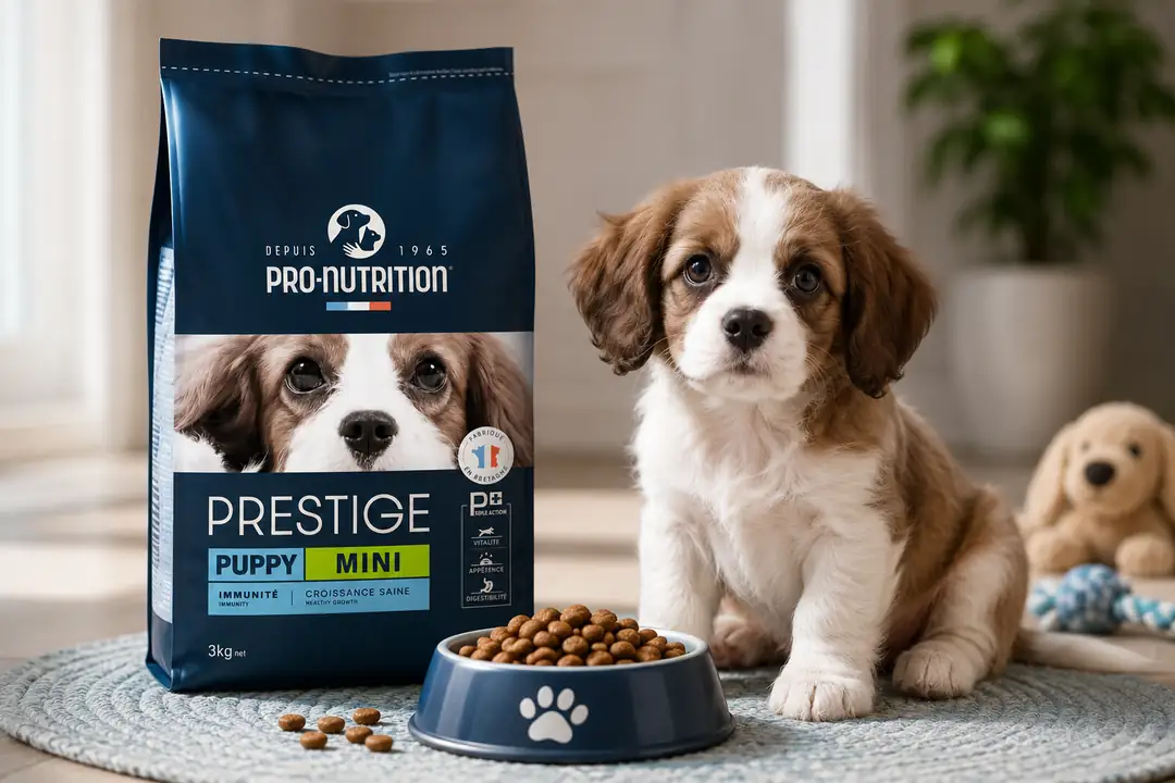 Hızlı büyüme dönemindeki yavru köpeklerin, yüksek enerji ve protein ihtiyaçlarını karşılayan yavru köpek mamalarıyla küçük ve düzenli öğünler halinde beslenmesi önemlidir.