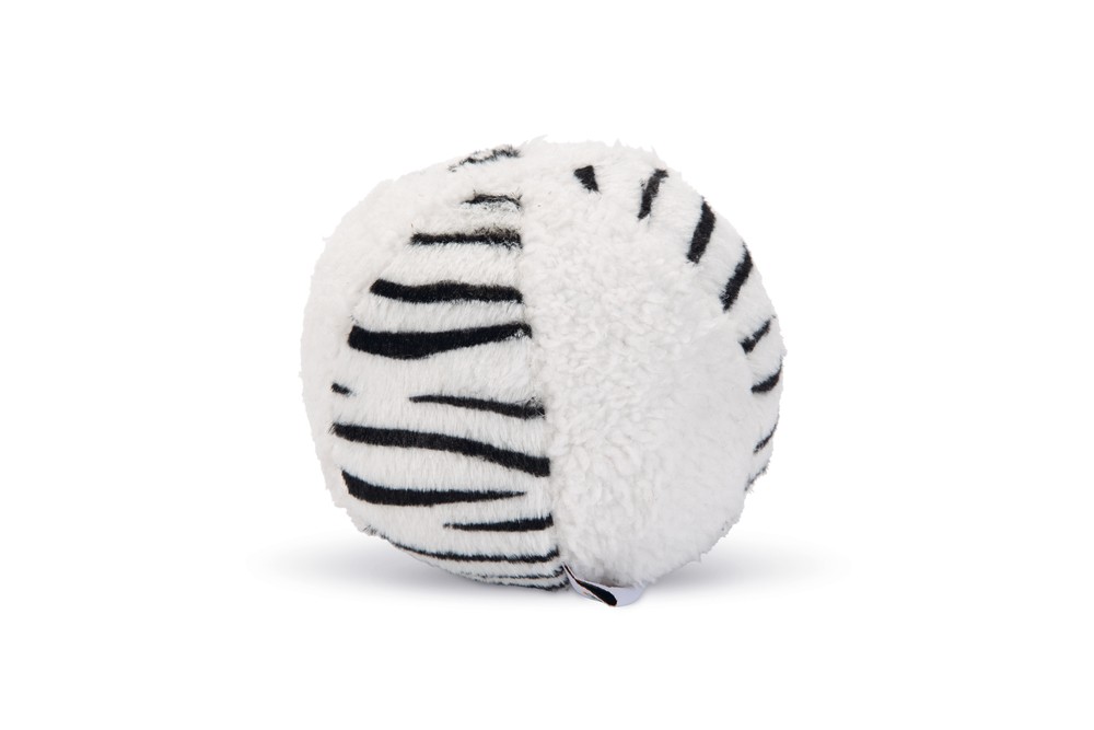 Beeztees Köpek Oyuncağı, Top, Peluş, Siyah/Beyaz, 11cm