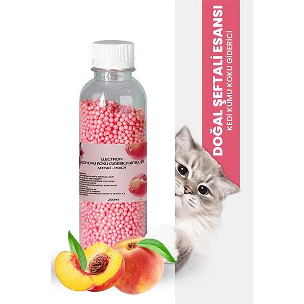 Electron Kedi Kumu Koku Giderici Şeftali Kokulu 250ml