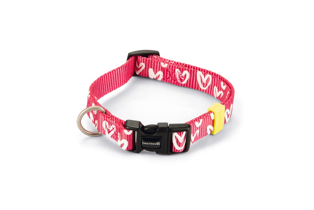 Beeztees Köpek Tasması, Pembe, 26-40cm, 15mm