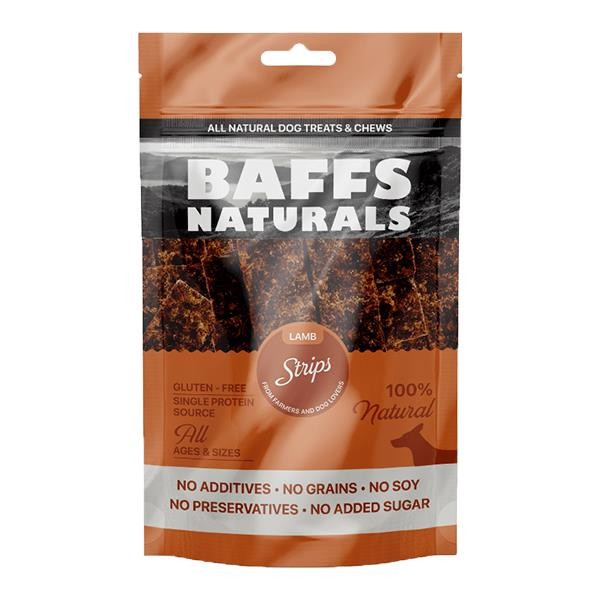 Baffs Natural Kuzulu Et Çubukları Köpek Ödülü 100Gr